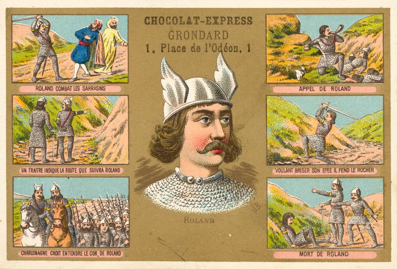 Roland, a frank harcos és jelenetek az életéből alkotó: French School