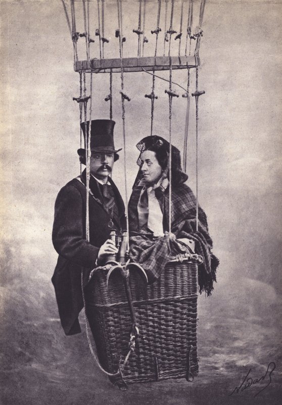 Nadar, francia fotográfus és repülős (fekete-fehér fotó) alkotó: (1820 1910) (after) Nadar