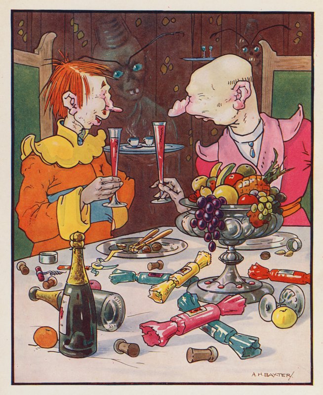 Illusztráció Jonathan Swift Gulliver utazásaihoz (színes litográfia) alkotó: (after) American School