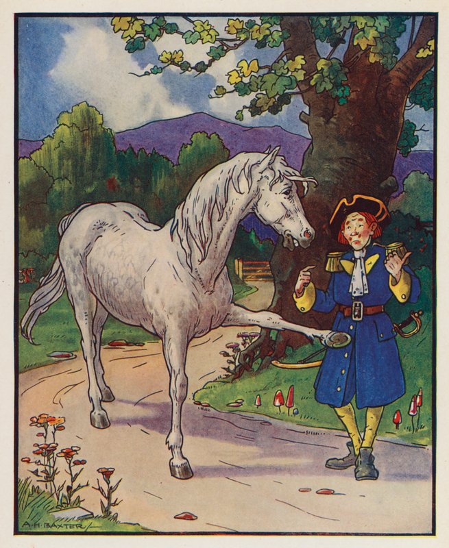 Illusztráció Jonathan Swift Gulliver utazásaihoz (színes litográfia) alkotó: (after) American School