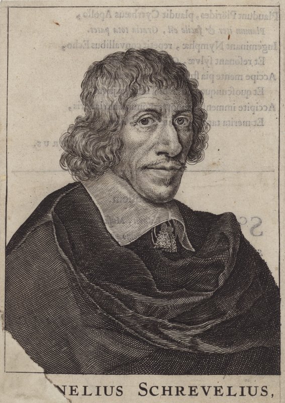 Cornelis Shrevel holland orvos és tudós (metszet) alkotó: (after) Dutch School