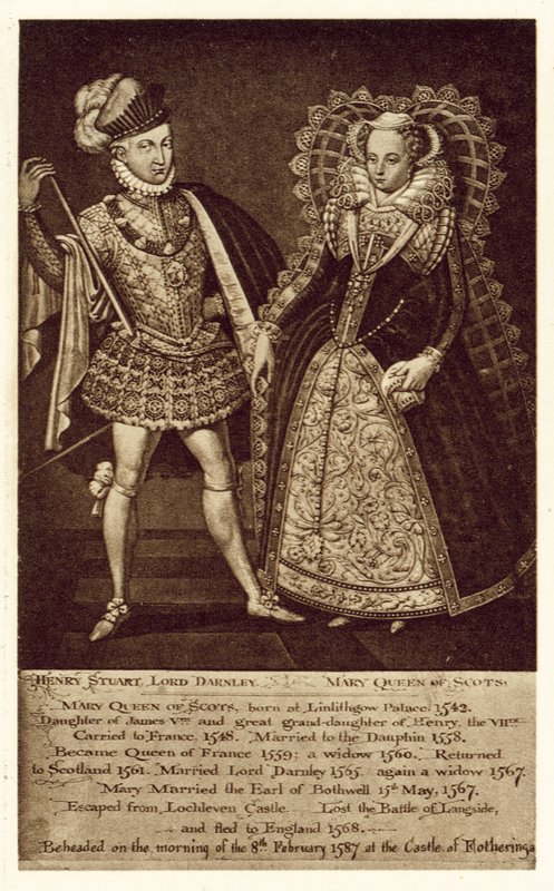 Henry Stuart Lord Darnley, Mary Queen of Scots (litho) alkotó: (after) English School