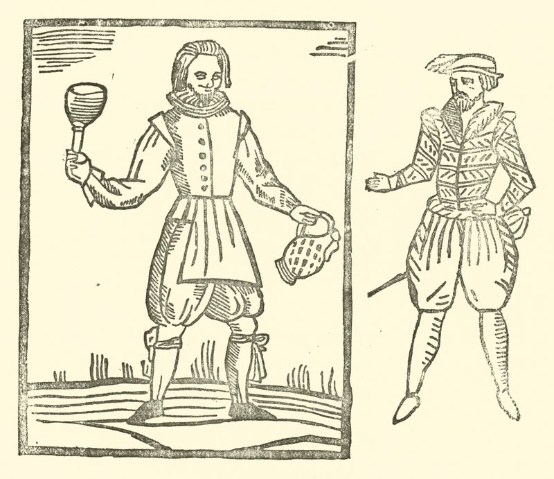 Illusztráció a Roxburghe-balladákhoz (fametszet) alkotó: (after) English School