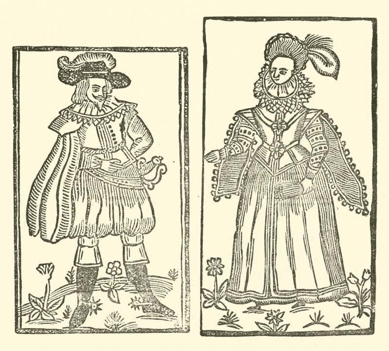 Illusztráció a Roxburghe-balladákhoz (fametszet) alkotó: (after) English School