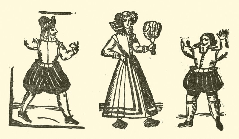 Illusztráció a Roxburghe-balladákhoz (fametszet) alkotó: (after) English School