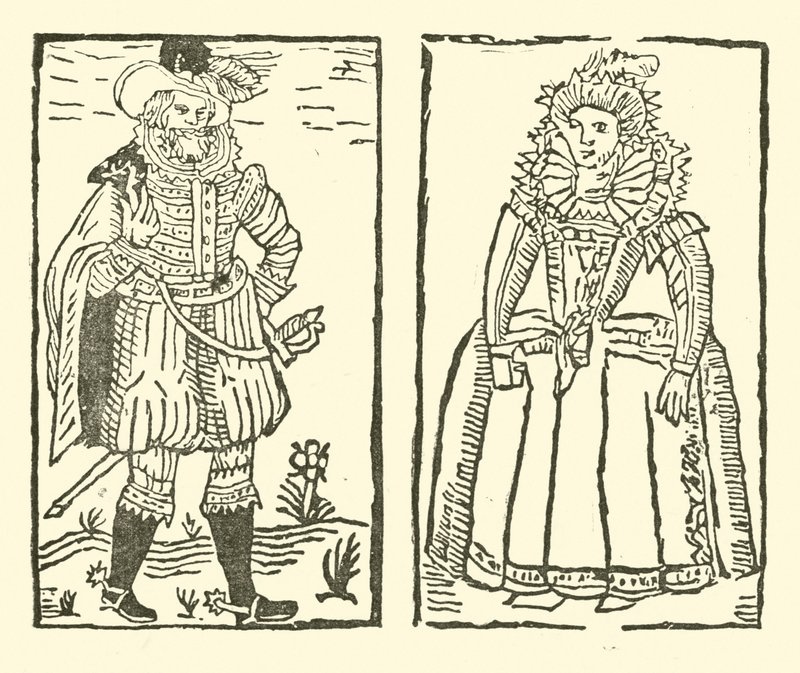 Illusztráció a Roxburghe-balladákhoz (fametszet) alkotó: (after) English School
