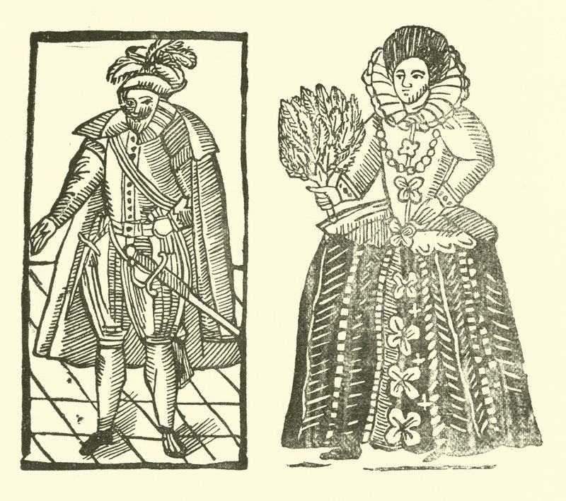 Illusztráció a Roxburghe-balladákhoz (fametszet) alkotó: (after) English School