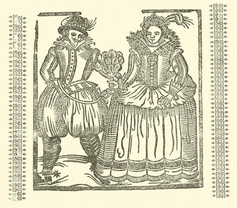 Illusztráció a Roxburghe-balladákhoz (fametszet) alkotó: (after) English School
