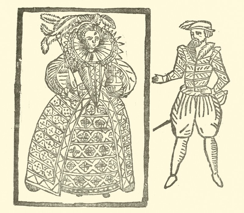 Illusztráció a Roxburghe-balladákhoz (fametszet) alkotó: (after) English School