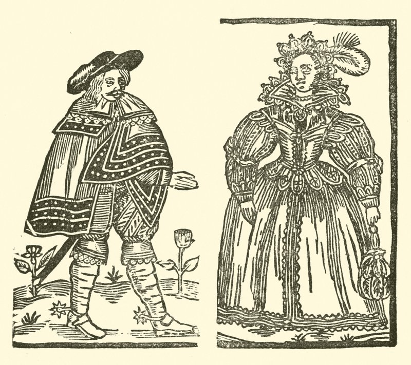 Illusztráció a Roxburghe-balladákhoz (fametszet) alkotó: (after) English School