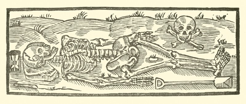 Illusztráció a Roxburghe-balladákhoz (fametszet) alkotó: (after) English School