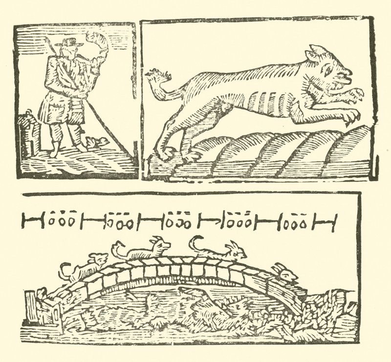 Illusztráció a Roxburghe-balladákhoz (fametszet) alkotó: (after) English School