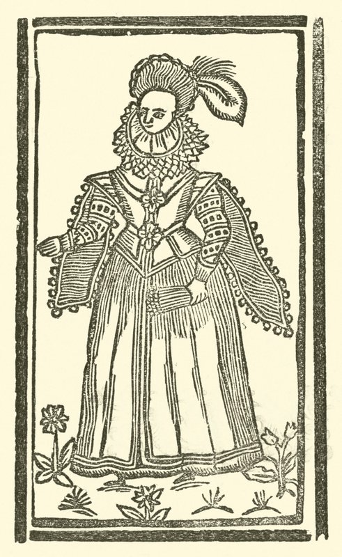 Illusztráció a Roxburghe-balladákhoz (fametszet) alkotó: (after) English School