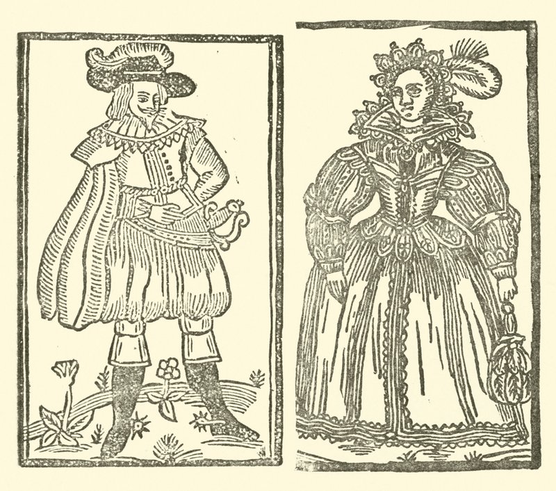 Illusztráció a Roxburghe-balladákhoz (fametszet) alkotó: (after) English School