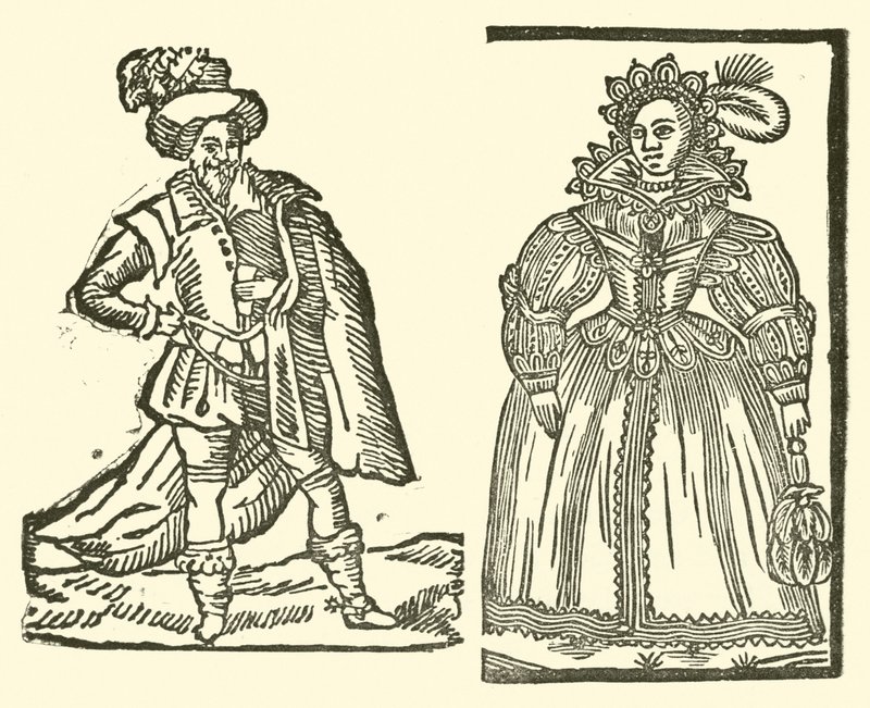 Illusztráció a Roxburghe-balladákhoz (fametszet) alkotó: (after) English School