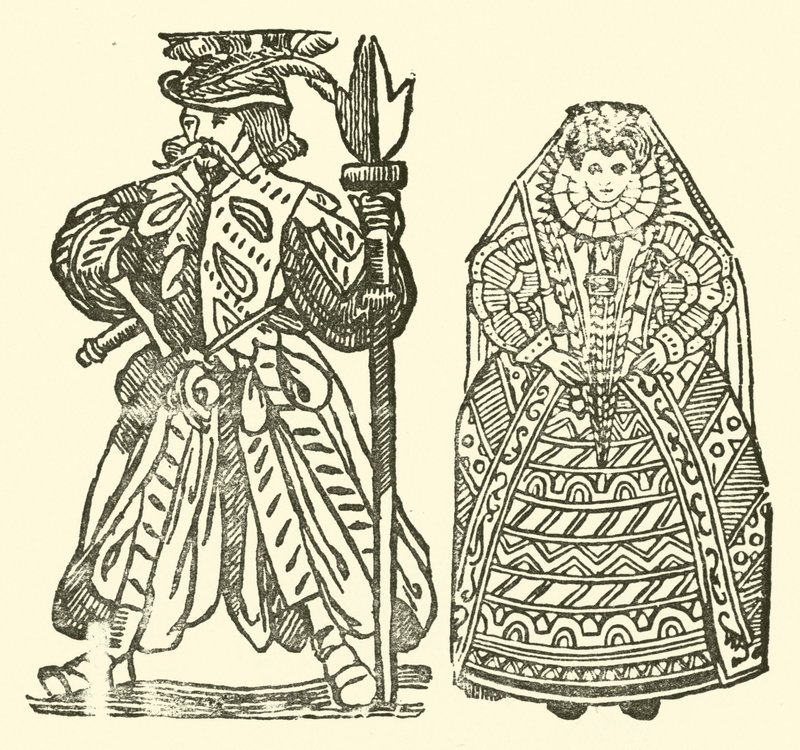 Illusztráció a Roxburghe-balladákhoz (fametszet) alkotó: (after) English School