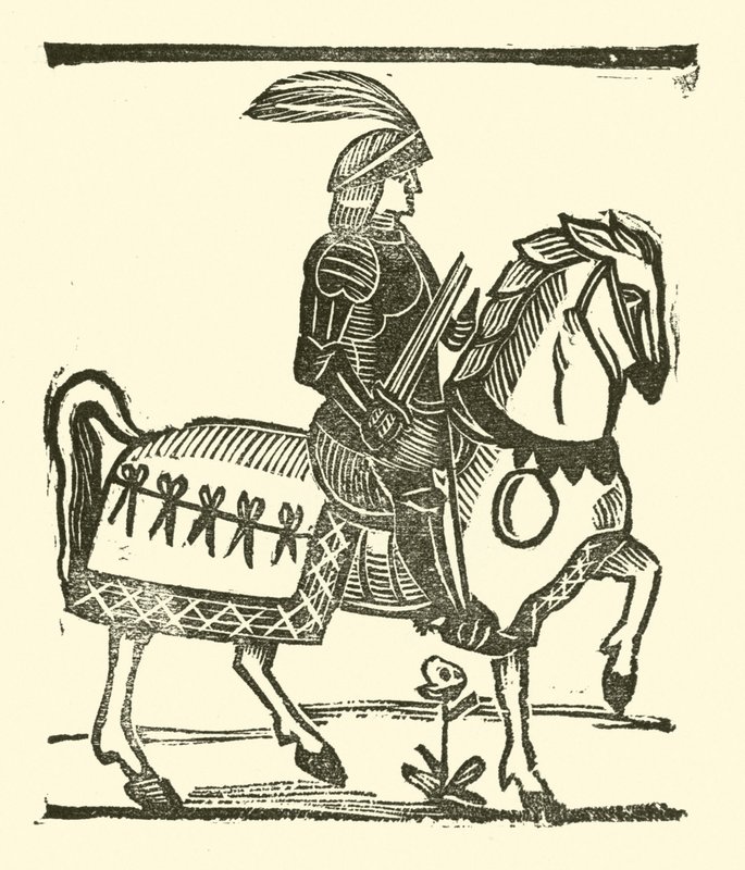 Illusztráció a Roxburghe-balladákhoz (fametszet) alkotó: (after) English School