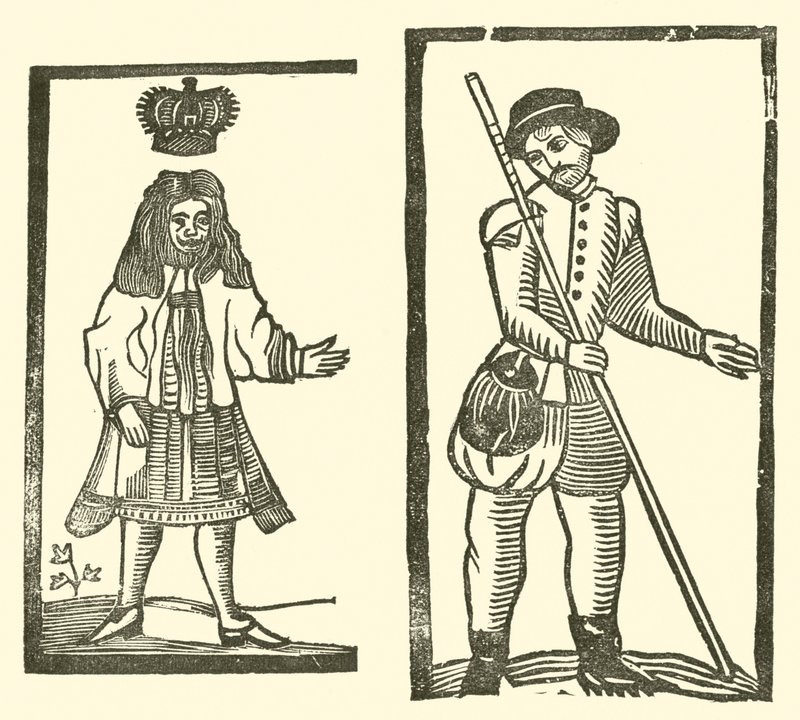 Illusztráció a Roxburghe-balladákhoz (fametszet) alkotó: (after) English School