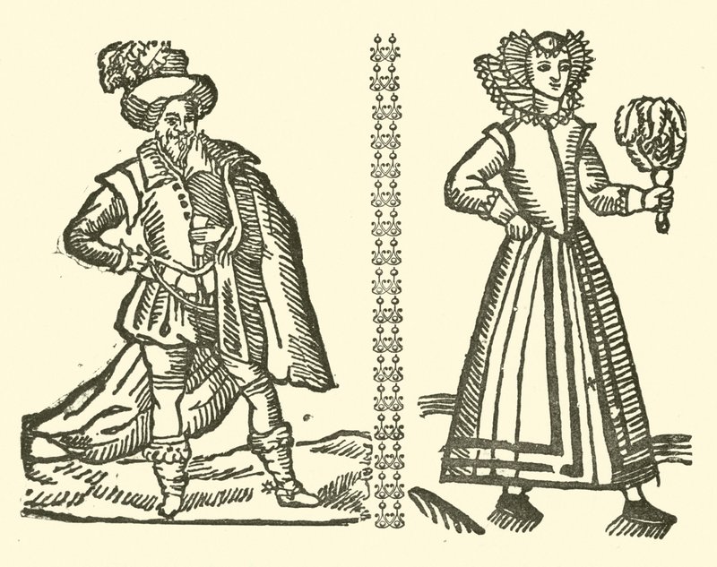 Illusztráció a Roxburghe-balladákhoz (fametszet) alkotó: (after) English School