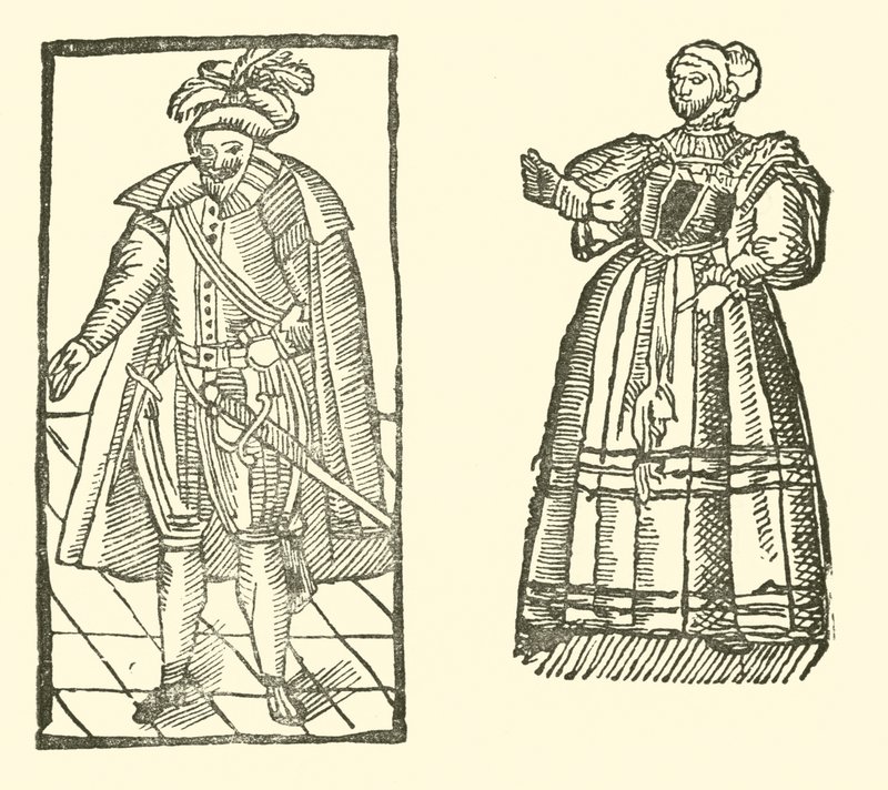 Illusztráció a Roxburghe-balladákhoz (fametszet) alkotó: (after) English School