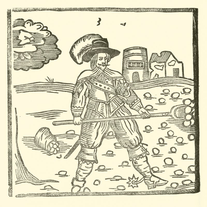 Illusztráció a Roxburghe-balladákhoz (fametszet) alkotó: (after) English School