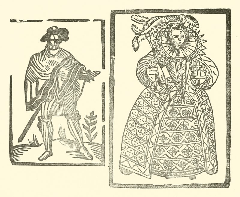 Illusztráció a Roxburghe-balladákhoz (fametszet) alkotó: (after) English School