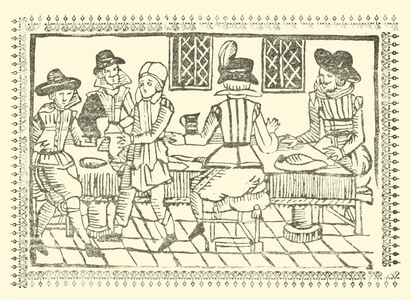 Illusztráció a Roxburghe-balladákhoz (fametszet) alkotó: (after) English School
