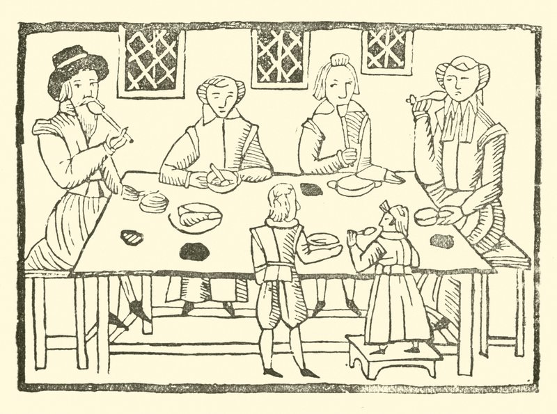 Illusztráció a Roxburghe-balladákhoz (fametszet) alkotó: (after) English School