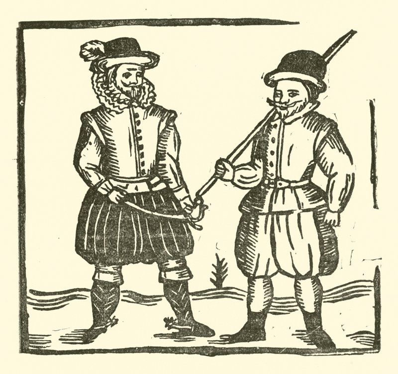 Illusztráció a Roxburghe-balladákhoz (fametszet) alkotó: (after) English School