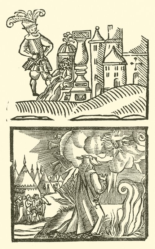 Illusztráció a Roxburghe-balladákhoz (fametszet) alkotó: (after) English School
