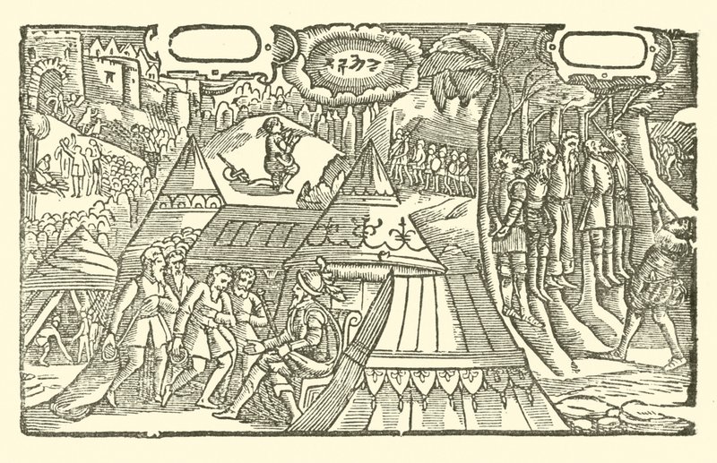Illusztráció a Roxburghe-balladákhoz (fametszet) alkotó: (after) English School