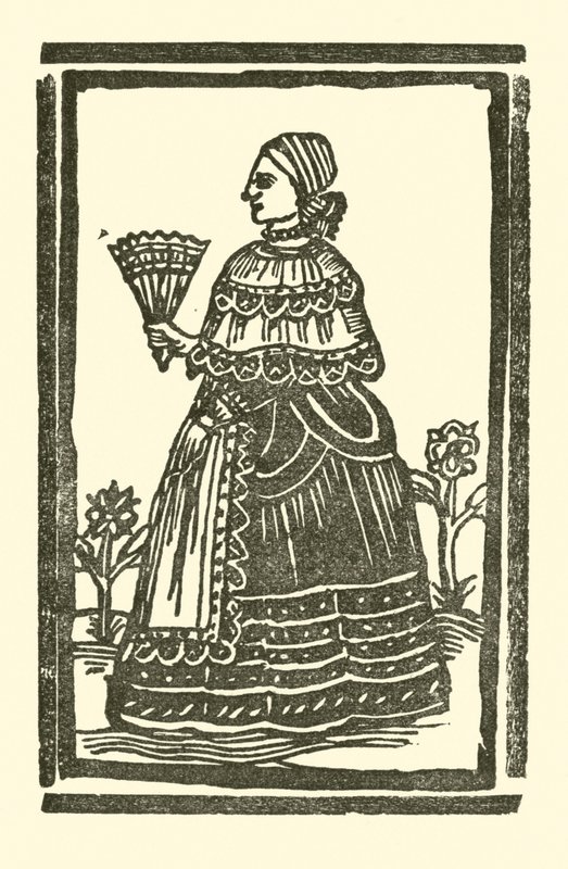 Illusztráció a Roxburghe-balladákhoz (fametszet) alkotó: (after) English School