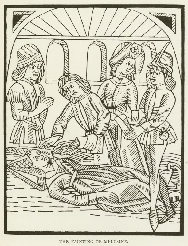 Melusine ájulása (metszet) alkotó: (after) English School