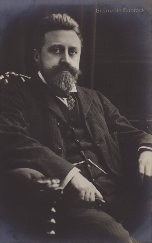 Granville Bantock, brit zeneszerző (f/w fotó) alkotó: (after) English photographer