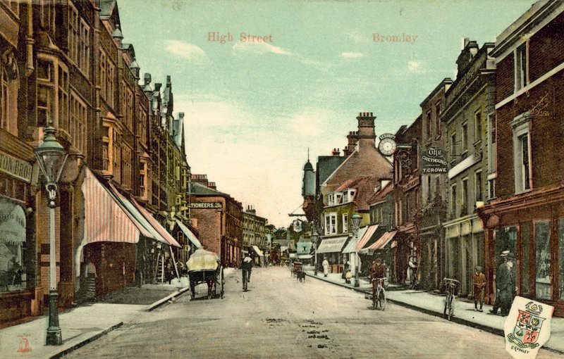 High Street, Bromley (színes fotó) alkotó: (after) English photographer
