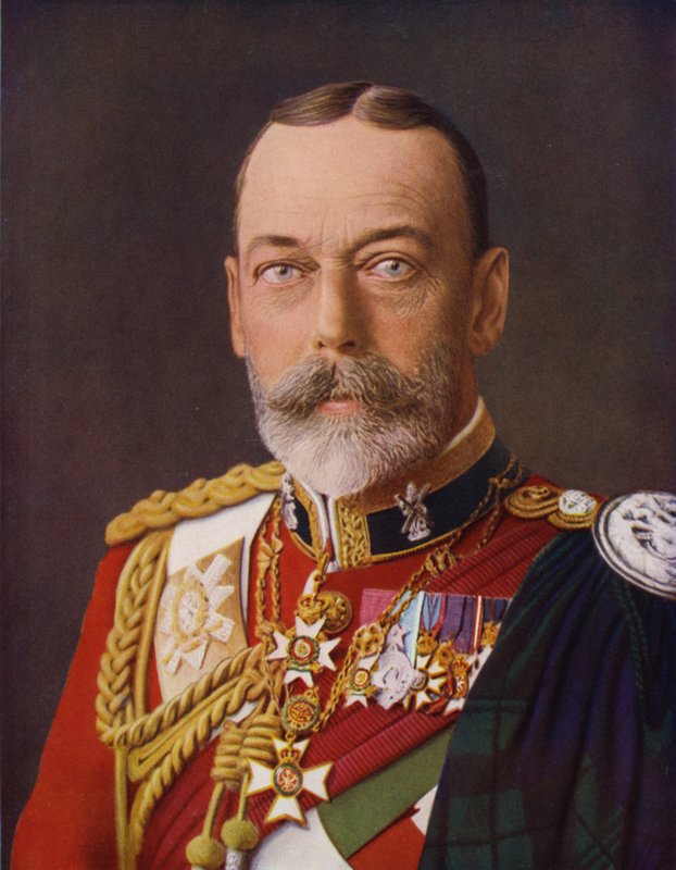 György király a Black Watch vezérezredeseként (színes fotó) alkotó: (after) English photographer