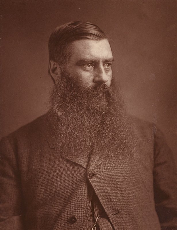 G. A. Henty portréja (fekete-fehér fotó) alkotó: (after) English photographer