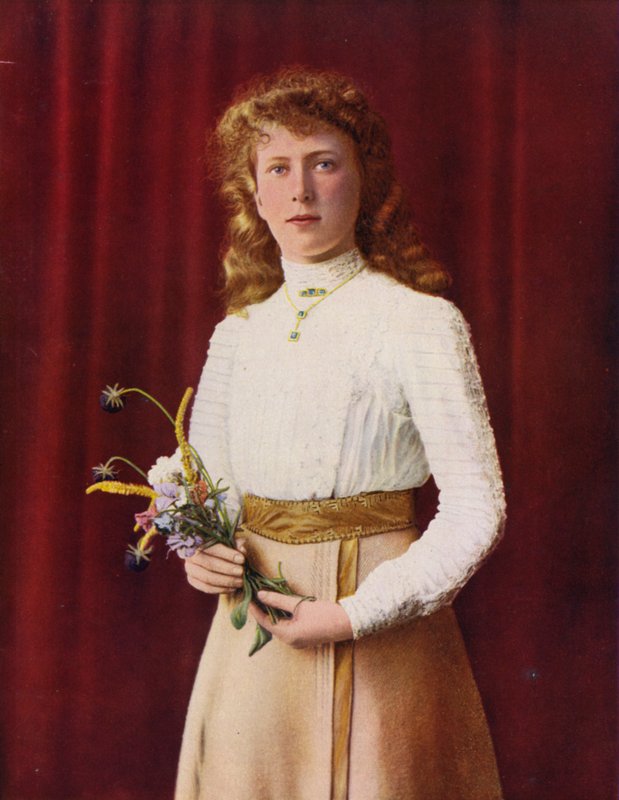 Mary hercegnő 1909-ben (színes fotó) alkotó: (after) English photographer