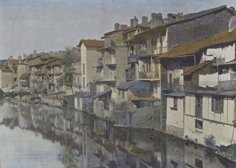 Aurillac, La jordanne (színes fotó) alkotó: (after) French Photographer