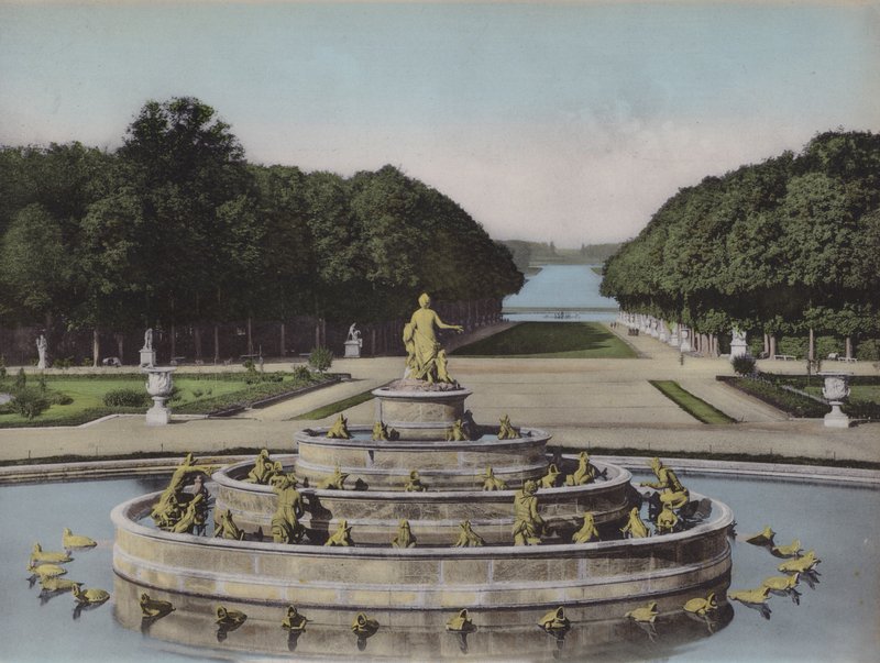 Latona-medence, Latona-medence (színes fotó) alkotó: (after) French Photographer