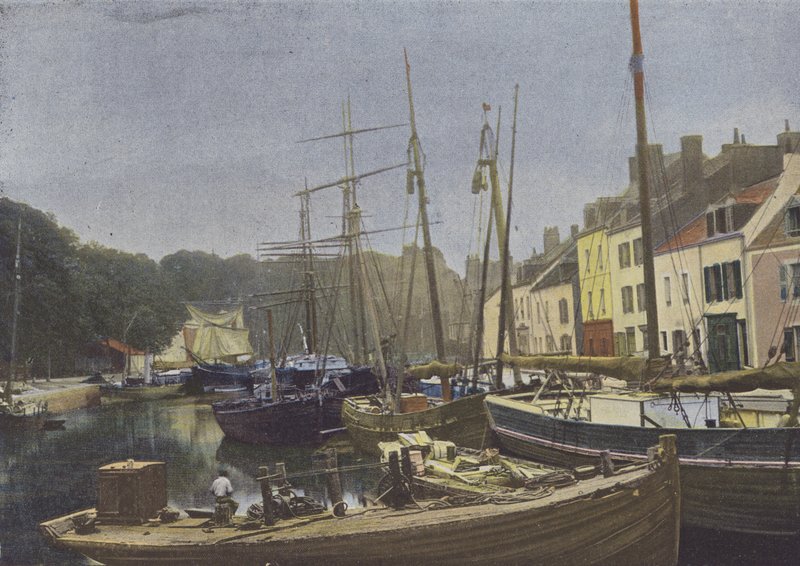 Belle-Ile-en-Mer, Port de Palais (színes fotó) alkotó: (after) French Photographer