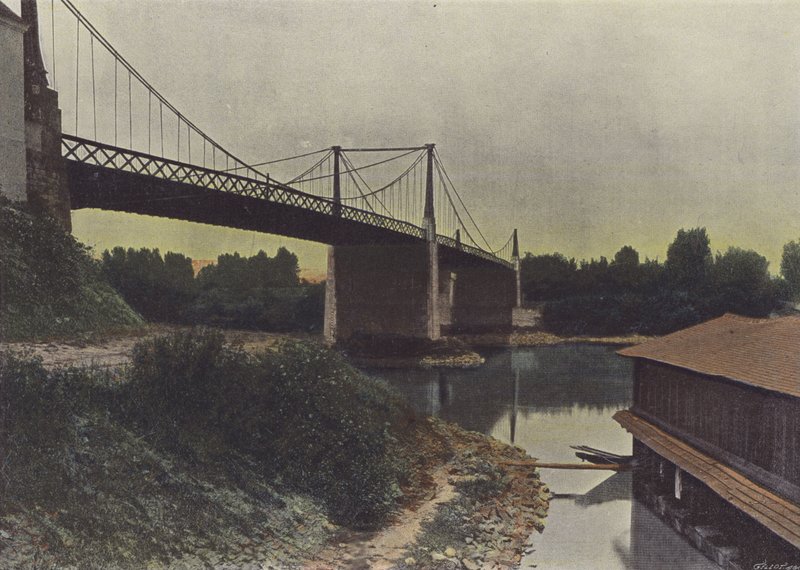 Chalonnes-sur-Loire (színes fotó) alkotó: (after) French Photographer
