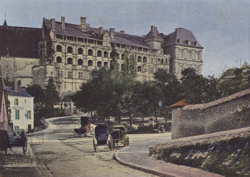 Chateau de Blois, Homlokzat (színes fotó) alkotó: (after) French Photographer