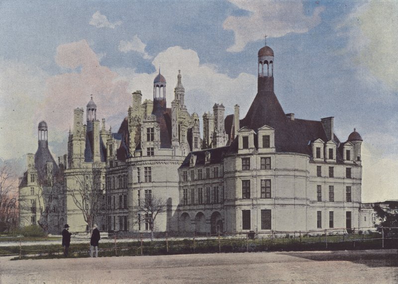 Chateau de Chambord (színes fotó) alkotó: (after) French Photographer