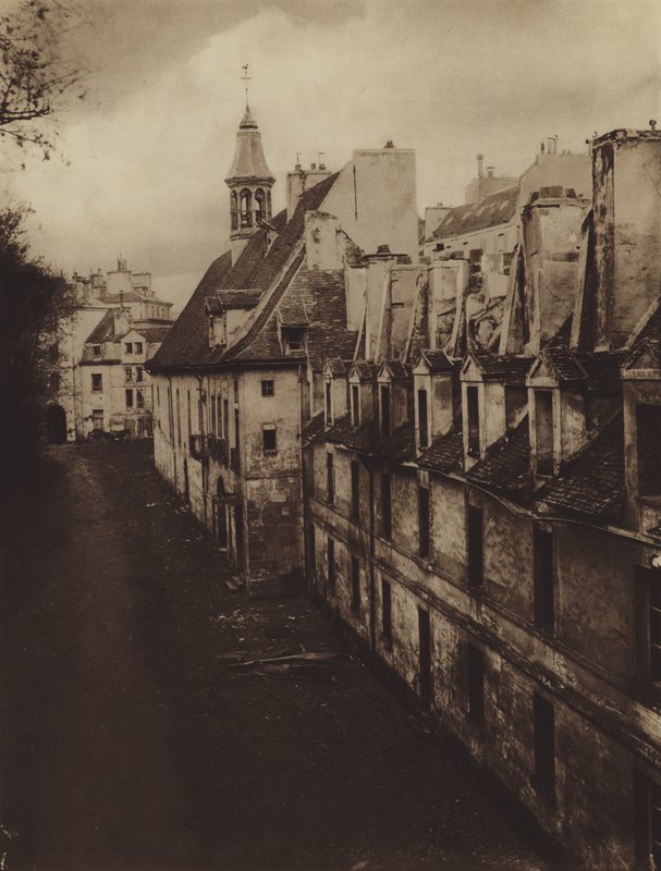 A Hospice des Menages belső tere 1868-ban (f/w fotó) alkotó: (after) French Photographer