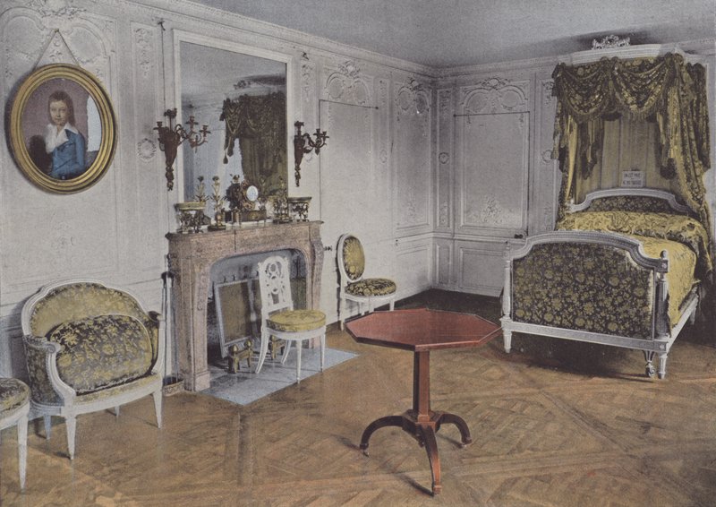 A királynő hálószobája (színes fotó) alkotó: (after) French Photographer