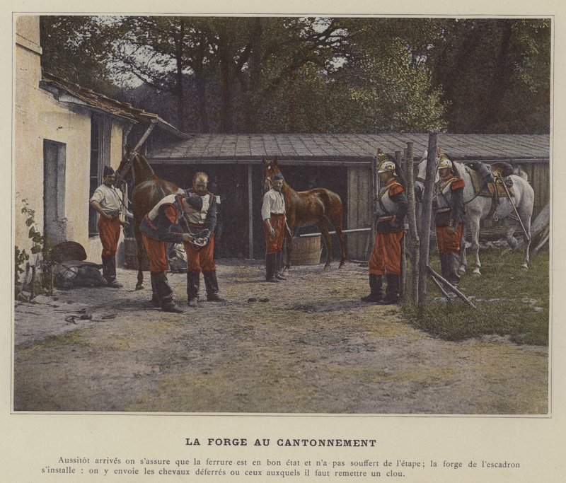 The Forge at the Cantonment (színes fotó) alkotó: (after) French Photographer