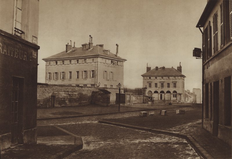 Olaszország akadálya 1866 -ban, a Ledoux pavilonjaival (B/W fotó) alkotó: (after) French Photographer