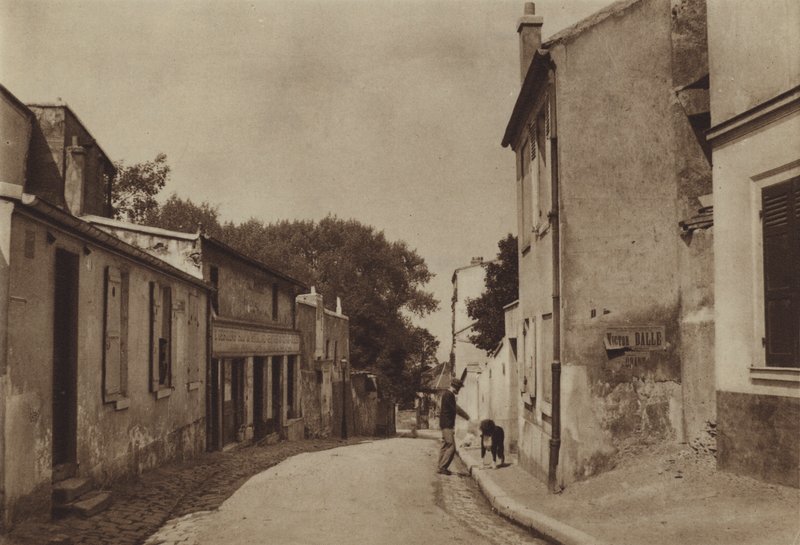 Rue Saint-Vincent (f/w fotó) alkotó: (after) French Photographer
