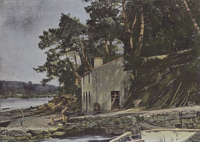 Le Loch, a Auray (színes fotó) alkotó: (after) French Photographer